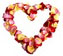 Corazón de pétalos