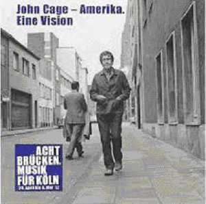 John Cage. Portada del programa de Acht Brücken.
