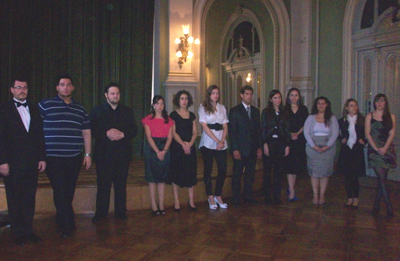 2012 Finalistas del Concurso de Canto Lírico “E. R. Francovigh”