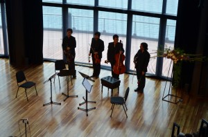 Archi String Quartet en el escenario de la edición 45 fr Semanas Musicales de Frutillar - Chile.