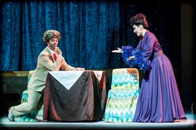 Aquí  en la ópera L’italiana in Algeri de G. Rossini en el Teatro Argentino de La Plata, en su debur del  rol protagónico: Isabella