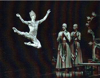 Imagen scanneada del Folleto de mano de la muestra. El bailarín Esteban Schenone por Carlos Villamayor